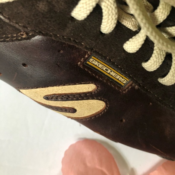 SKECHERS BROWN SNEAKERS SIZE 7.5 - Picture 7 of 9